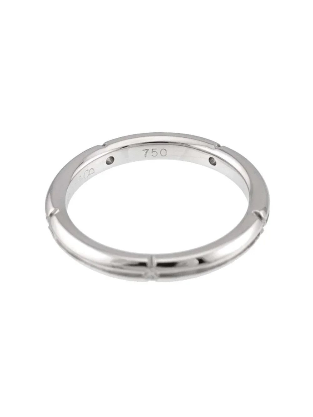 Tiffany & Co Streamerica Ring Diamond 18k WG White Gold 750